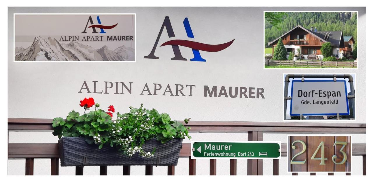 Alpin Apart Maurer Langenfeld Ngoại thất bức ảnh